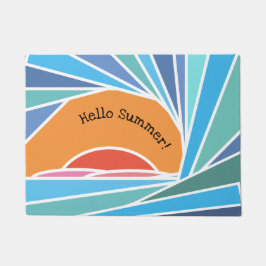 Felpudo Atardecer en ola de barril