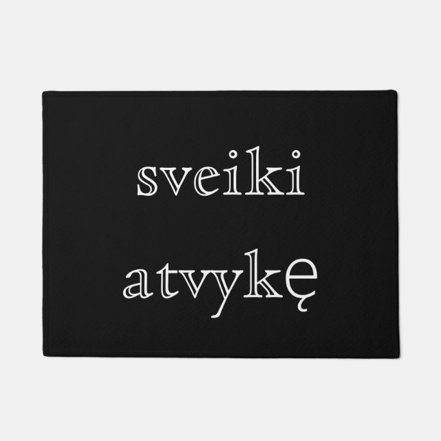 Felpudo atvykę del sveiki (Anverso)