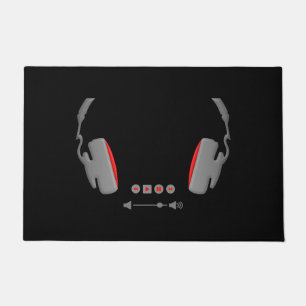 Felpudo Auriculares con botones de control de volumen de m