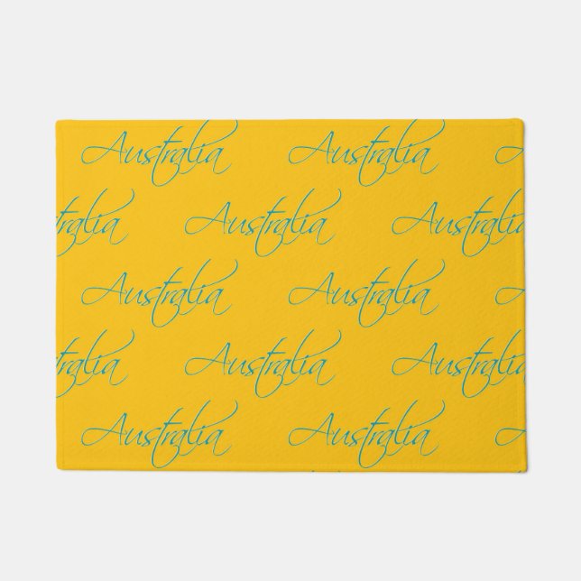 Felpudo Australia: Doormat de viajes (Anverso)