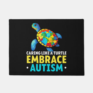 Felpudo Autismo tortuga rompecabezas autista Autismo Conci