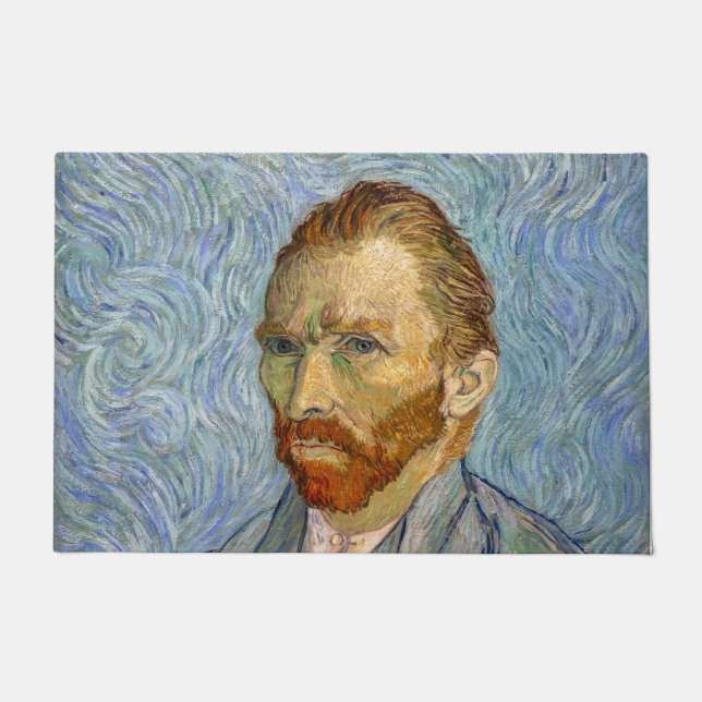 Felpudo Autorretrato de Vincent Van Gogh (Anverso)