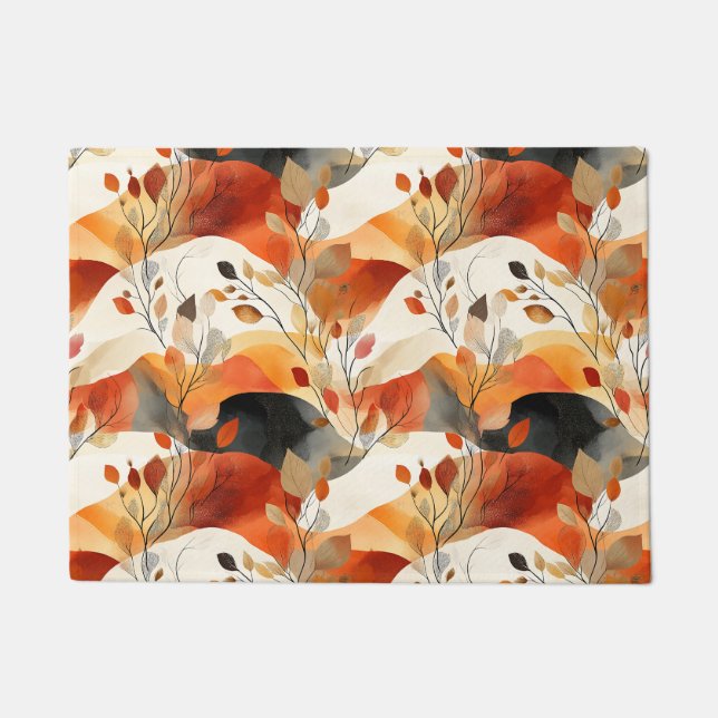 Felpudo Autumance Elegance Seamless Pattern (Anverso)