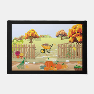Felpudo Autumn Farmhouse Autumn Door Mat