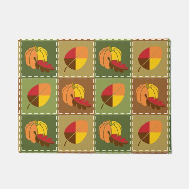 Felpudo Autumn Quilt Doormat (Anverso)