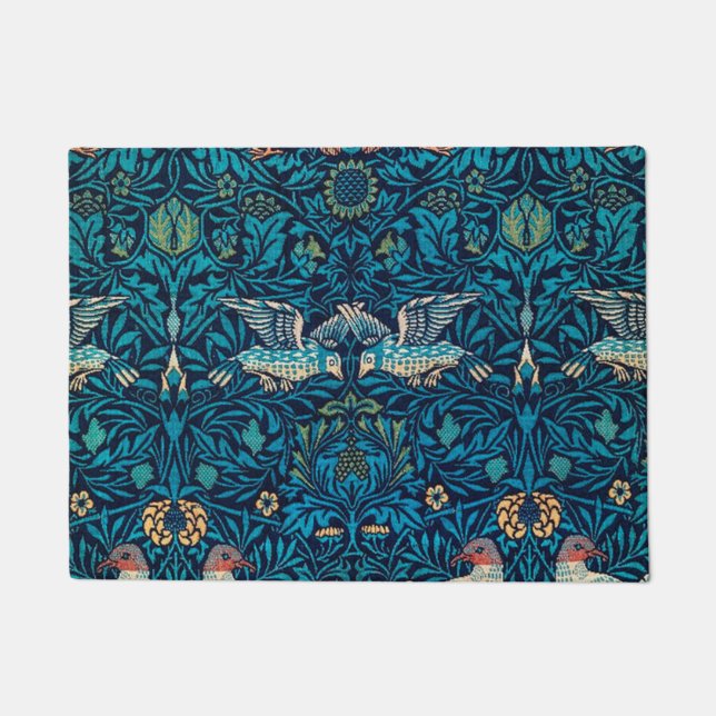 Felpudo Aves De William Morris (Anverso)