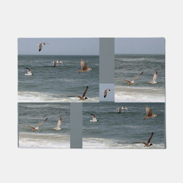 Felpudo Aves en vuelo de Shirley Taylor (Anverso)