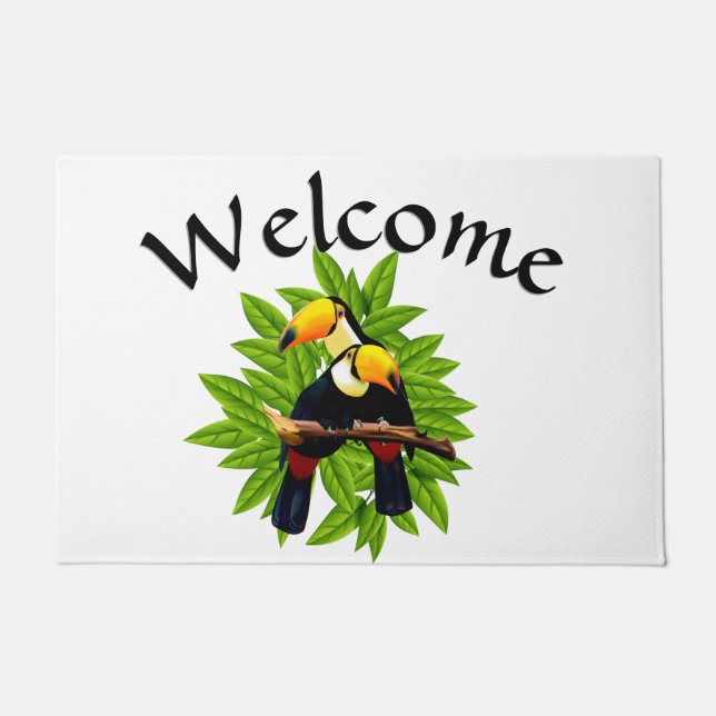 Felpudo Aves Exóticas (Anverso)