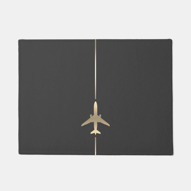 Felpudo Aviación minimalista (Anverso)