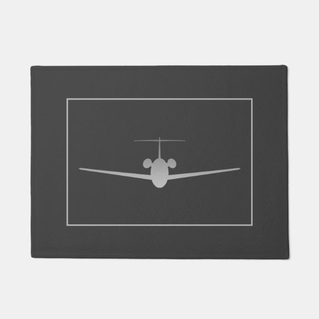 Felpudo Avión Clásico Jet (Anverso)