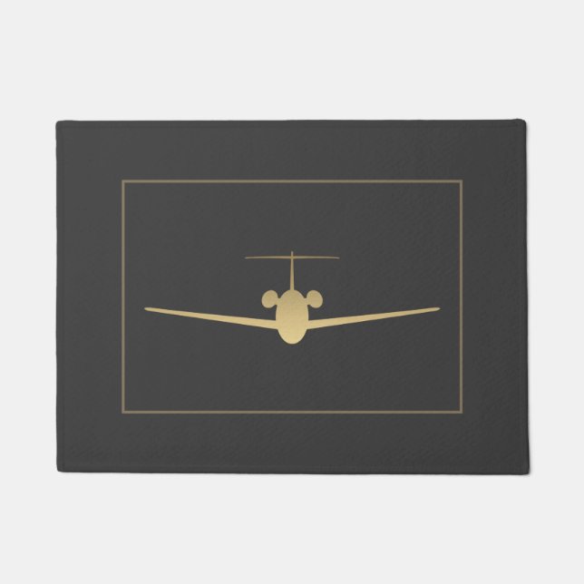 Felpudo Avión Clásico Jet (Anverso)