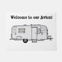 Avion Doormat - Listo para la personalización!