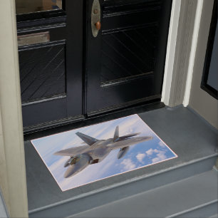 Felpudo Avión militar Raptor F-22