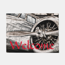 Felpudo Avión Vintage