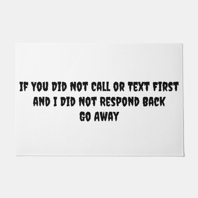 Felpudo Away, esteras de bienvenida (Anverso)