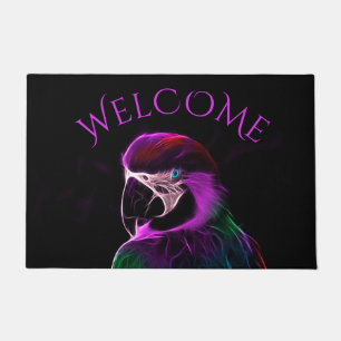Felpudo Awesome Plum Glow Parrot