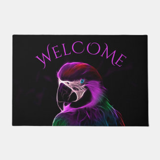 Felpudo Awesome Plum Glow Parrot