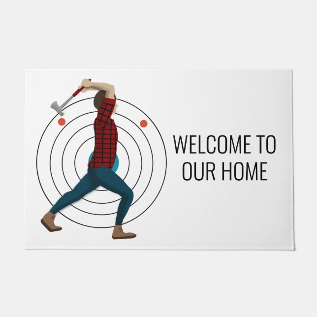 Felpudo Ax Throwing (Anverso)