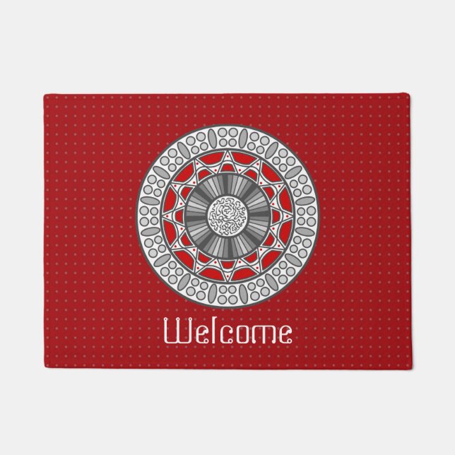 Felpudo Aztec se reúne con Alien Doormat (Anverso)