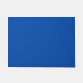 Felpudo Azul Cobalto Sólido