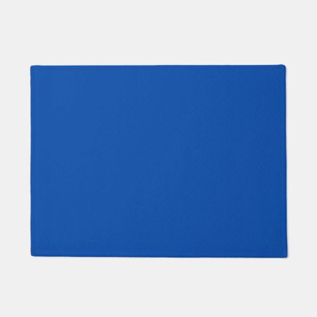 Felpudo Azul Cobalto Sólido (Anverso)