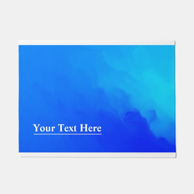 FELPUDO AZUL CREA TU PROPIO  (Anverso)