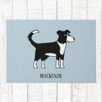 Azul de color de borde corto Sheepdog