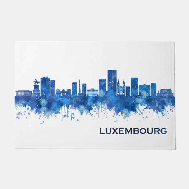 Felpudo Azul de la ciudad de Luxemburgo (Anverso)