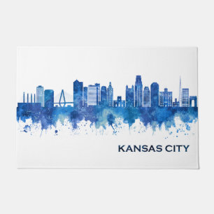 Felpudo Azul de la línea aérea de Kansas City Missouri