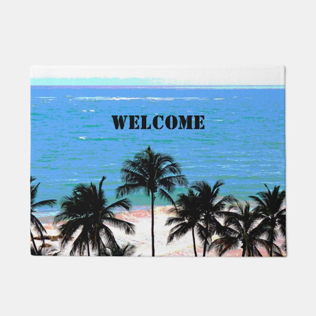 Felpudo Azul del Caribe (Anverso)