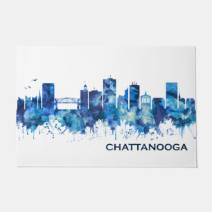 Felpudo Azul del horizonte de Chattanooga Tennessee