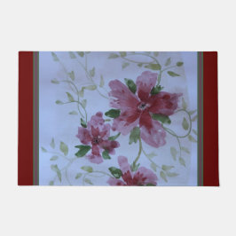 Felpudo Azul oscuro verde y borgoña