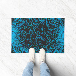 Felpudo Azure Yarn Door Mat