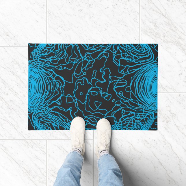 Felpudo Azure Yarn Door Mat (Interior)
