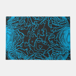 Felpudo Azure Yarn Door Mat