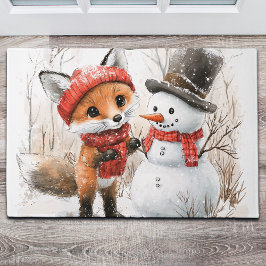 Felpudo Baby Fox y Snowman