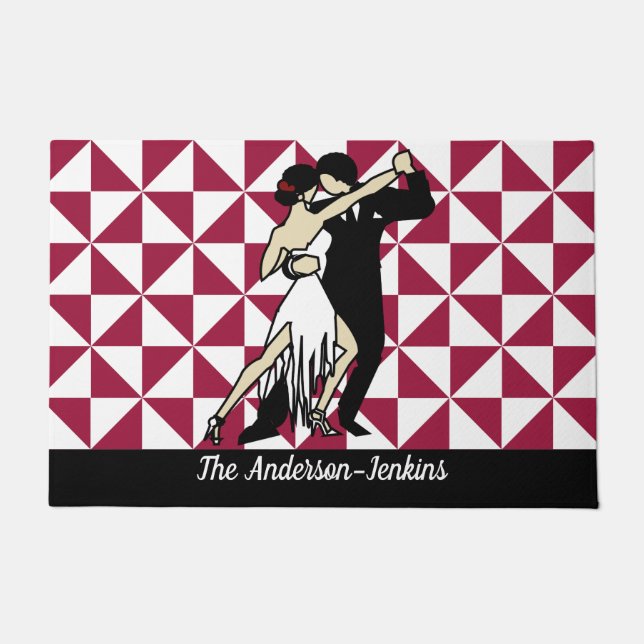 Felpudo Bailarinas de tango (Anverso)