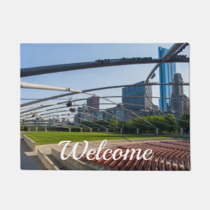 Felpudo Bajo Pritzker Pavilion Welcome Doormat