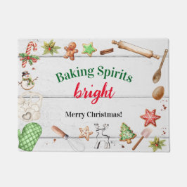 Felpudo Baking Spirits Bright Christmas