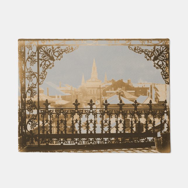 Felpudo Balcón de Nueva Orleans (Anverso)