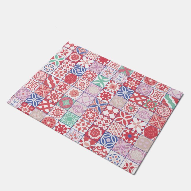 Felpudo Baldosa roja marroquí (Angular)