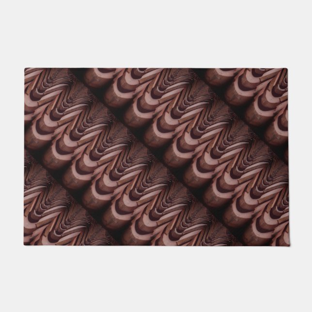 Felpudo Baldosas rústicas con perspectiva única (Anverso)