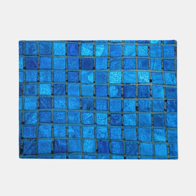 Felpudo Baldosas submarinas azules (Anverso)