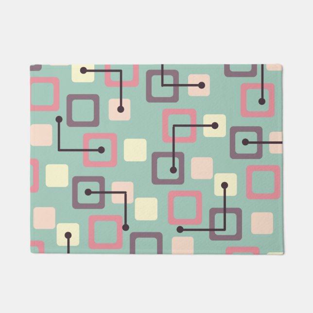 Felpudo Baldosas y plazas antiguas de los años 50 (primave (Anverso)