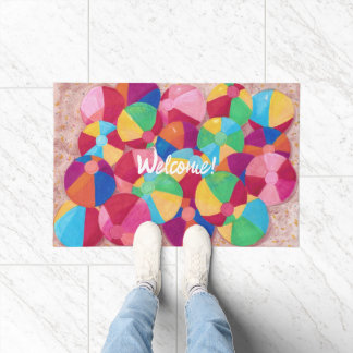 Felpudo Balls Colorful Beach Doormats