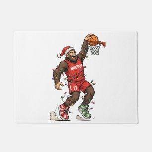 Felpudo Baloncesto de Bigfoot Sasquatch Navidad 2026 Holid