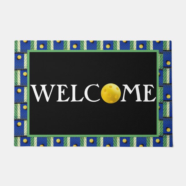 Felpudo Baloncesto hasta que se enciendan los faros! Azul (Anverso)