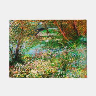 Felpudo Bancos de Seine Pont de Clichy Spring Van Gogh Fin