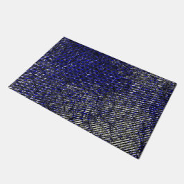 Felpudo Bandas azules que se pelean en sus colores