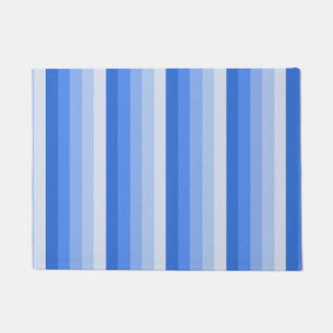 Felpudo Bandas de sombra azules